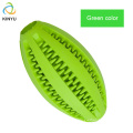 Oral Cleaning Bite Resistant Rubber Pet Dog Training Toys Indestructible Olive Dog Chew Ball